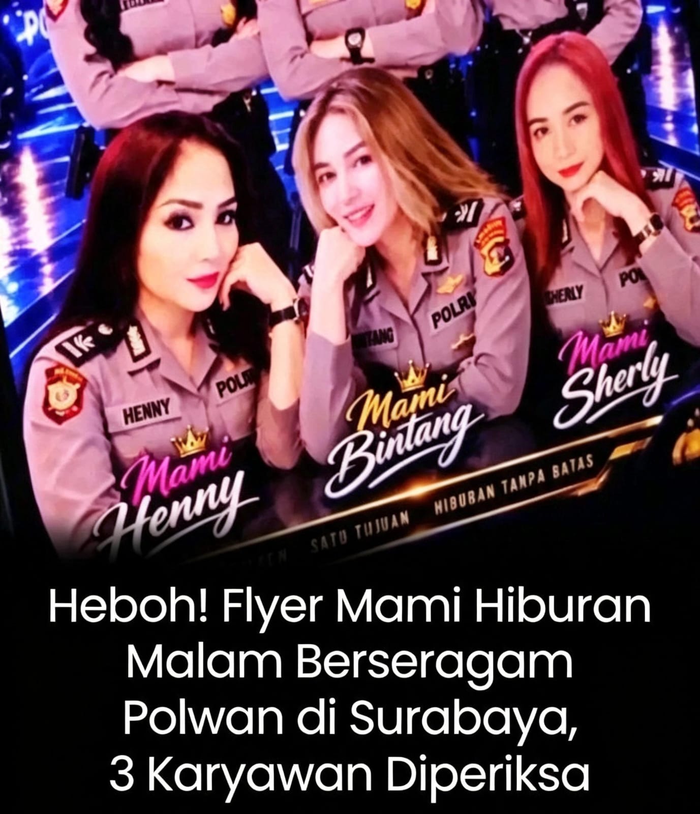 Heboh! Viral Foto Berseragam Polwan, 3 Pihak Diperiksa di Surabaya