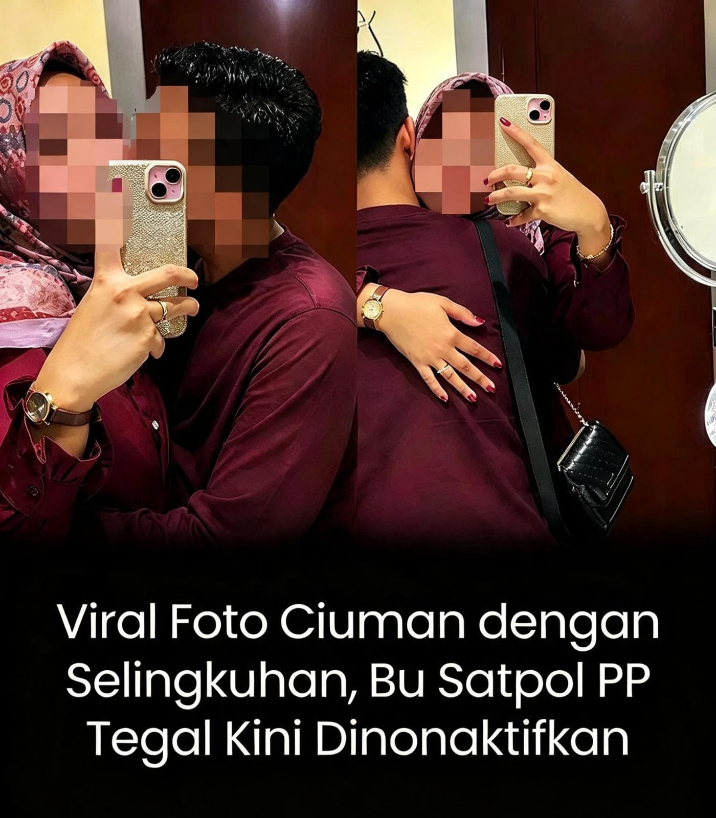 Viral Foto Mesra Dua Sejoli di Media Sosial Akhirnya Berbuntut Panjang.